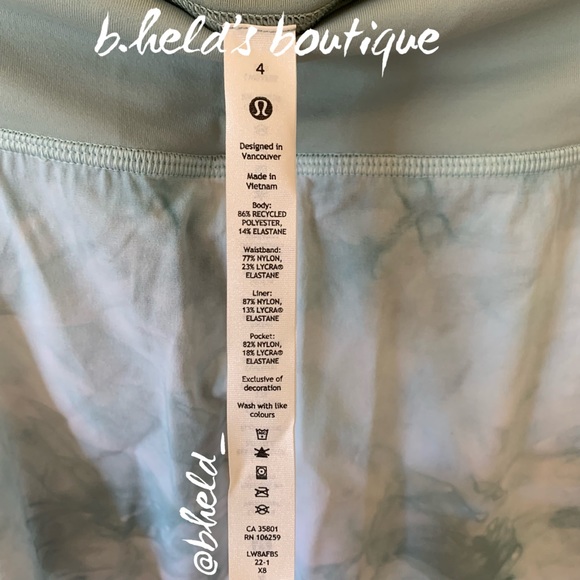 lululemon Pace Rival Mid-Rise Skirt 17" Length *Extra Long White Silver Blue NWT - Picture 7 of 14